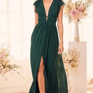 Medium Emerald Maxi Dress